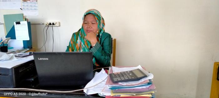 Kepala Tata Usaha MTs N 3 Muaro jambi Kembali Mengevaluasi Kinerja Staf