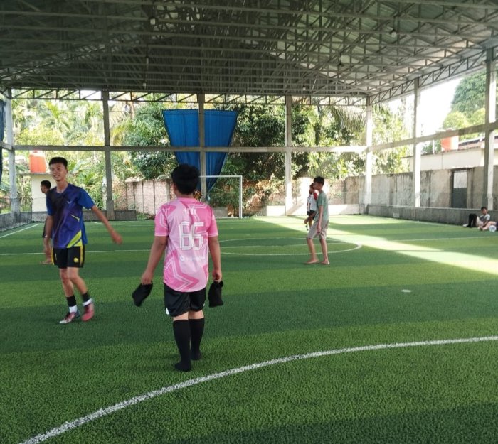 Asah Skill dan Sportivitas, Siswa MTsN 3 Giati Latihan Futsal