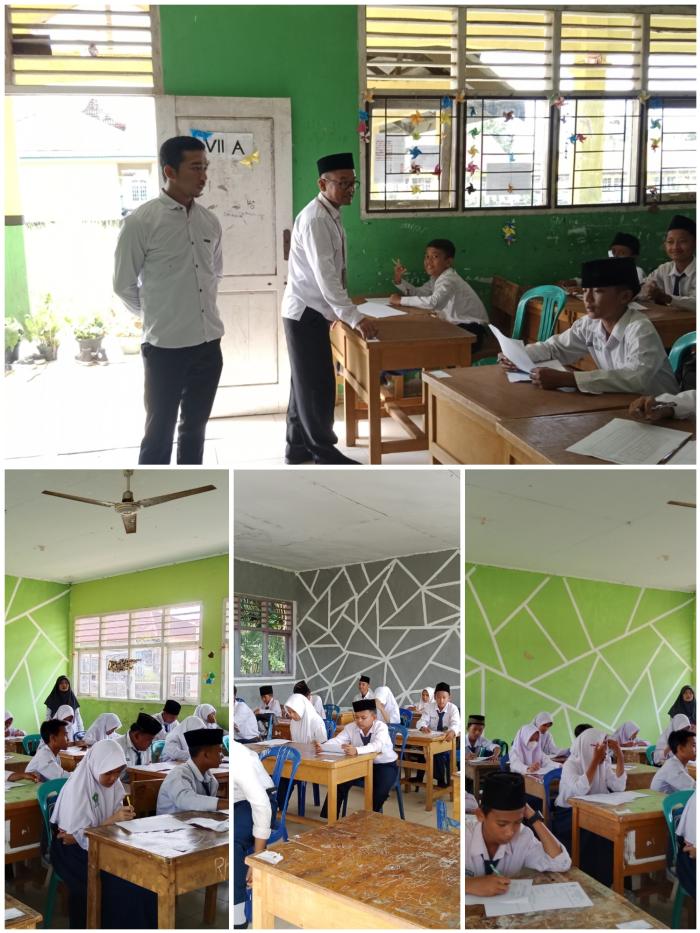 MTs N 3 Muaro jambi melaksanakan Ujian semester Ganjil