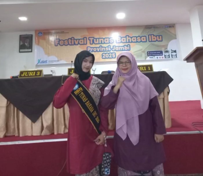 Bangga! Jesica Amira Berpartisipasi di FTBI Cabang Menulis Aksara Arab Melayu