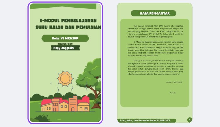 Suhu, Kalor, dan Pemuaian E Modul By. Popi Anggraini
