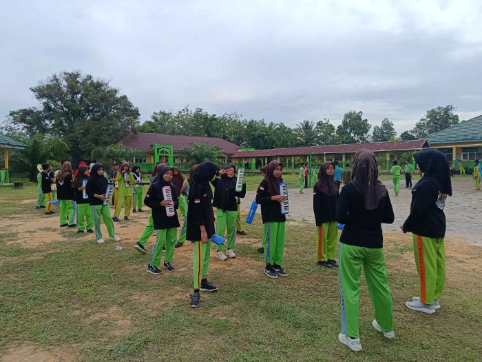 Drumband Gema Citra Mulai Latihan Rutin Lagi Setiap Jumat Sore