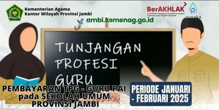  Kemenag Jambi Salurkan Tunjangan Profesi Guru (TPG) bagi Guru PAI di Sekolah Umum