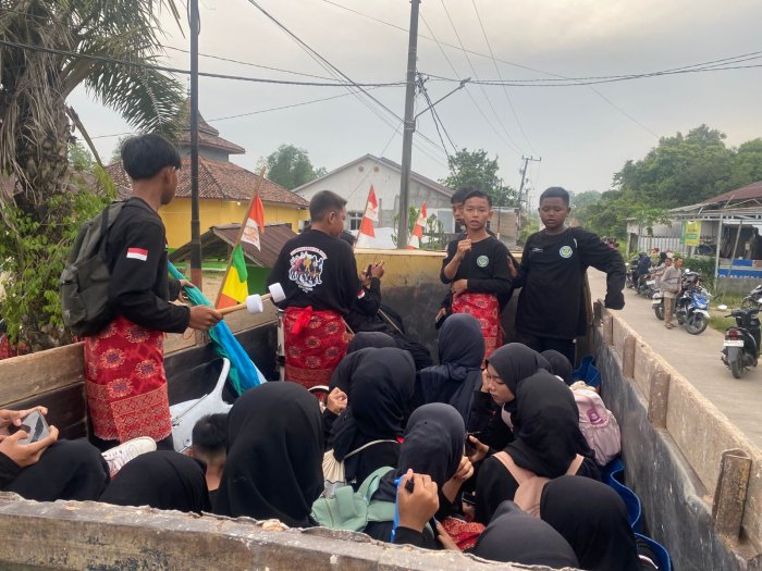 Semangat Membara! Tim Drumband MTsN 3 Muaro Jambi Siap Tampil di UNJA Mendalo