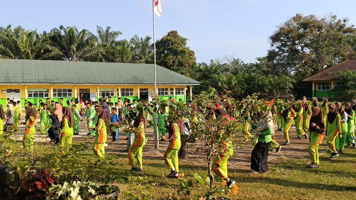 MTsN 3 Muaro Jambi Gelar Senam Sehat Bersama