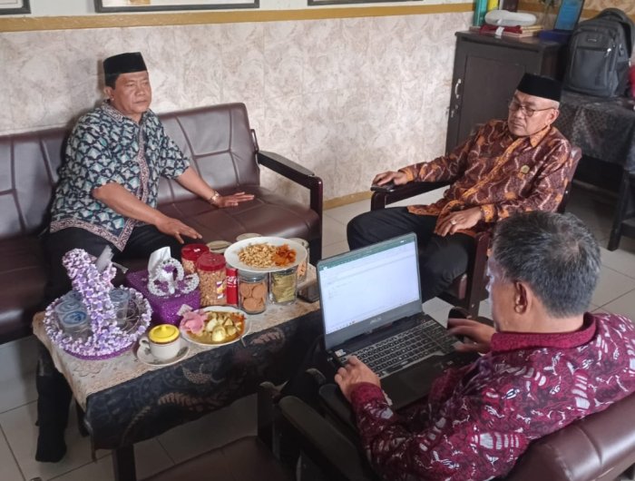 Pengawas Laksanakan Monev di MTsN 3 Muaro Jambi Awal April
