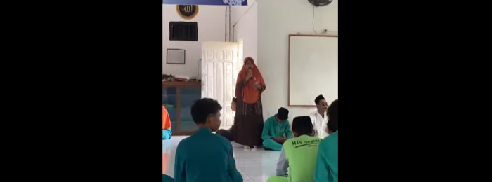 Guru Bahasa Arab RTS Arniyanti Sampaikan Tausiah Pagi Tentang Pentingnya Wudhu