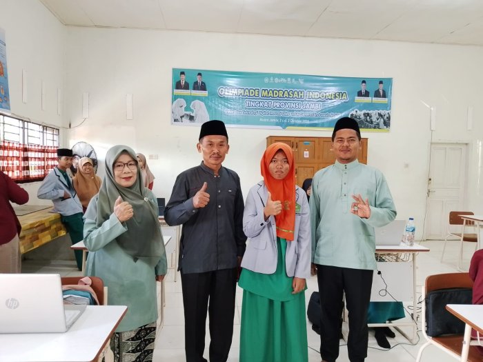 Kebanggaan MTsN 3 Muaro Jambi, Sabila Karin Ikuti Olimpiade Matematika (OMI) Tingkat Provinsi di MAN 2 Muaro Jambi