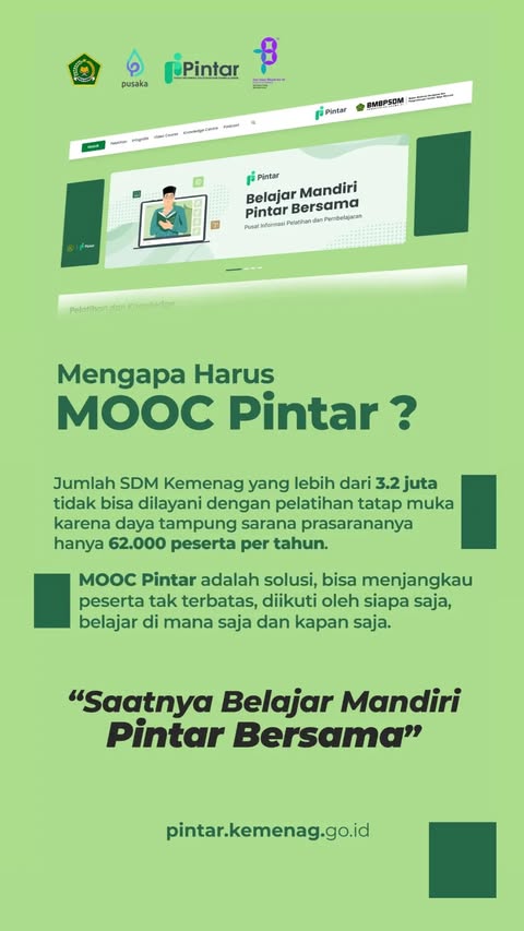 MOOC Pintar: Solusi Belajar Mandiri untuk SDM Kemenag