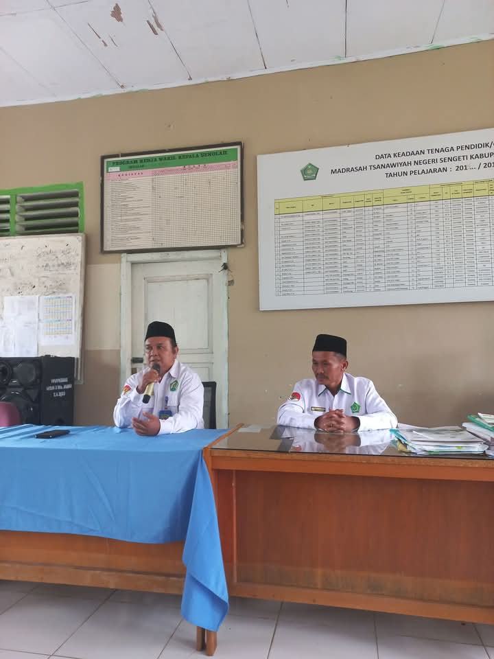 Pendampingan Pengawas MTsN 3 Muaro Jambi, Bapak Makmun, S.Pd., M.Pd. Tingkatkan Kualitas Pembelajaran