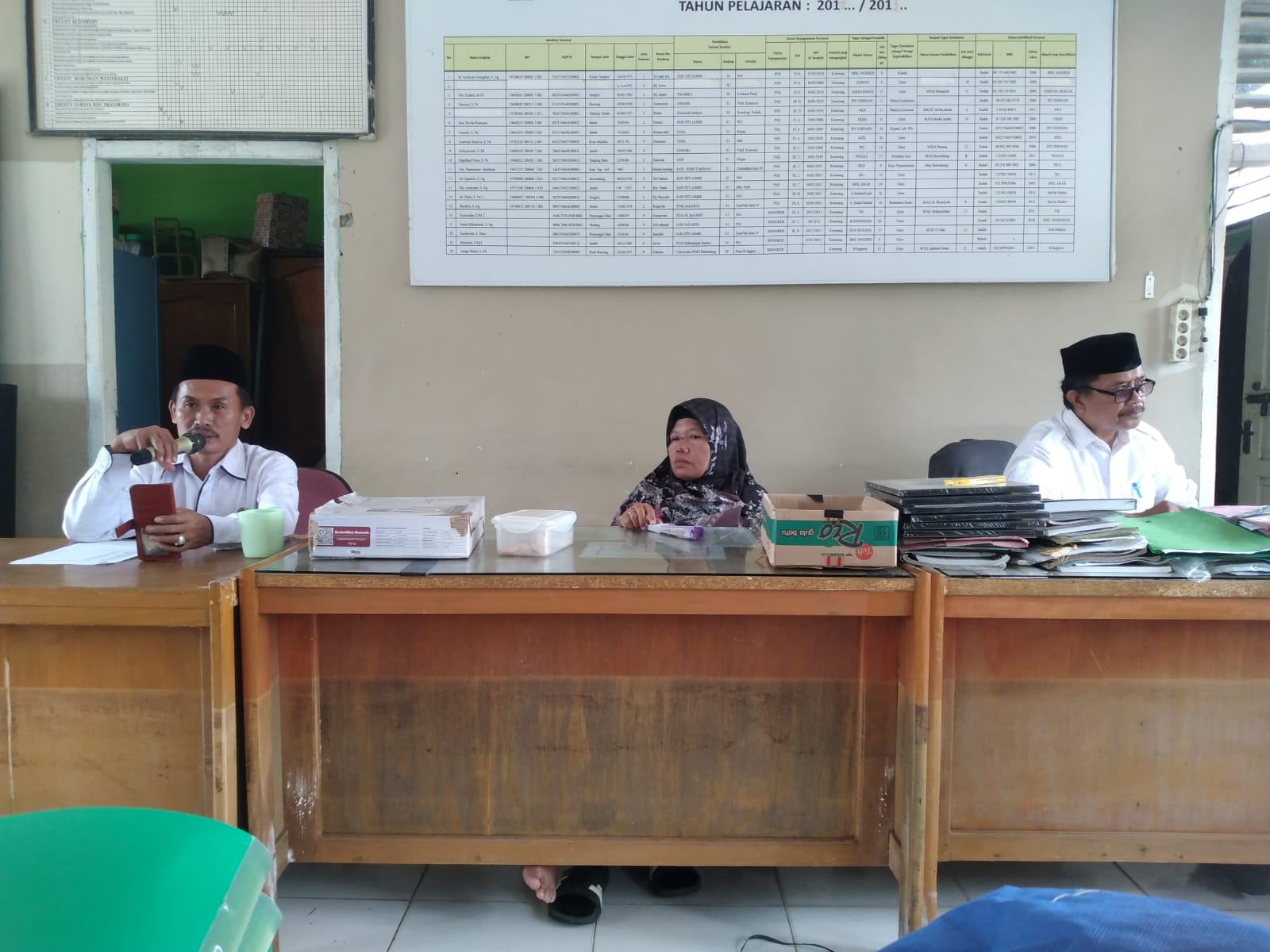 MTsN 3 Muaro Jambi Gelar Rapat Bulanan, Bahas Persiapan Kenaikan Kelas